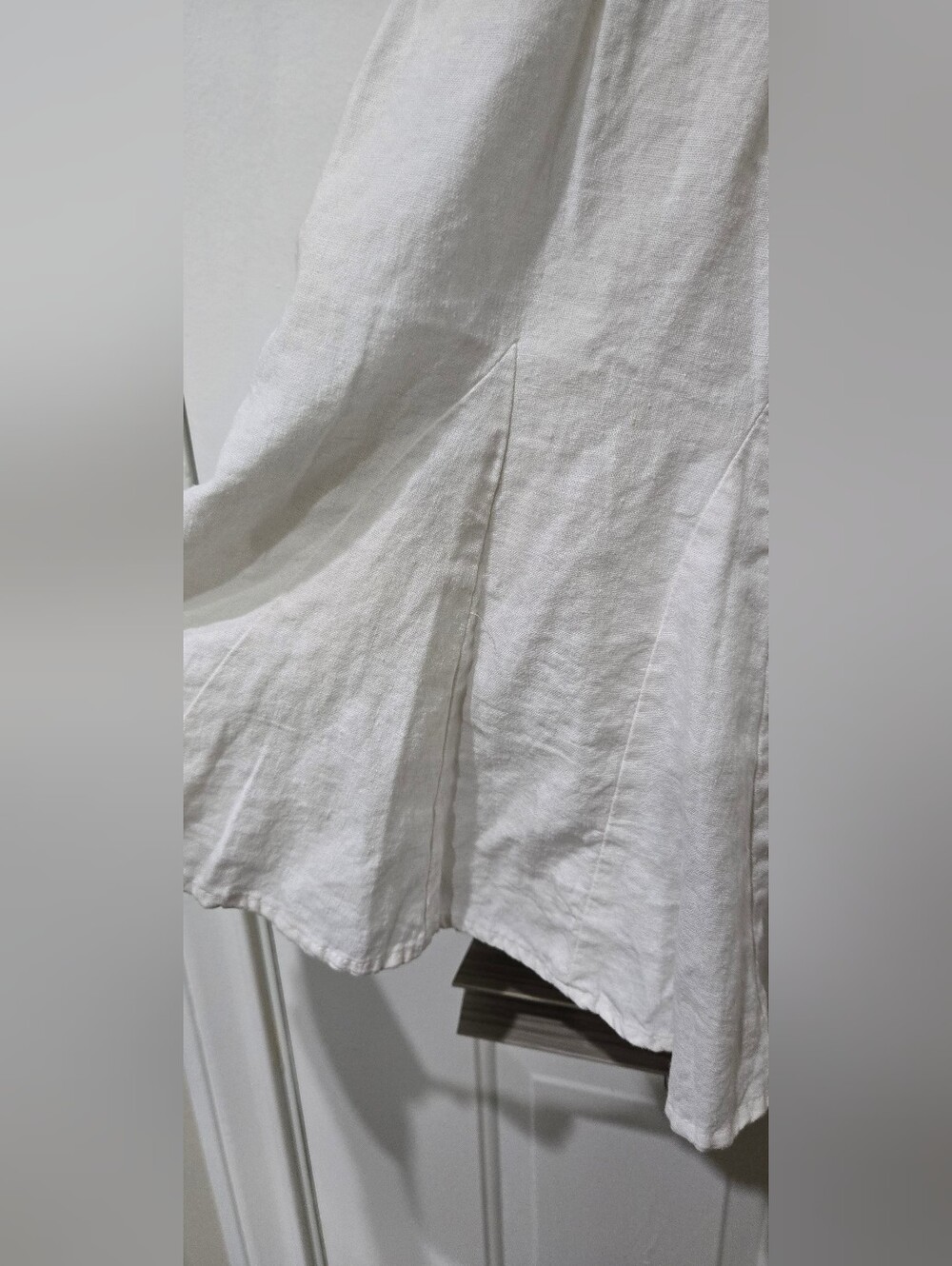 Universal Thread White Button-Front V-Neck Dress - Picture 5 of 6